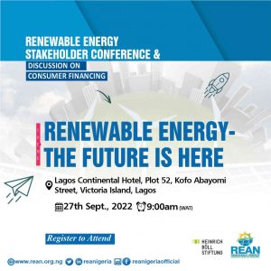 Renewable Energy Stakeholder Conference & Discussion on Consumer Financing