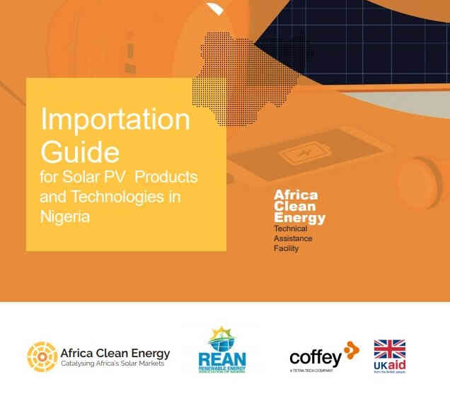 Importation Guide For Solar PV Products And Technologies In Nigeria